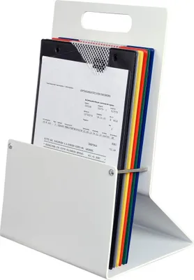 Produktbild von EICHNER Tischprospekthalter grau DIN A4