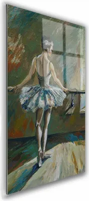 Zdjęcie produktu dla OBRAZ NA SZKLE PROSTOKĄTNY 70x100cm 004 Baletnica