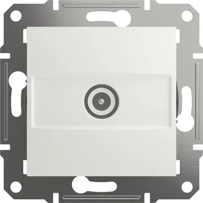 Produktbild von Schneider Electric ASFORA TV Durchgangsdose 8dB UP weiss EPH3270321D