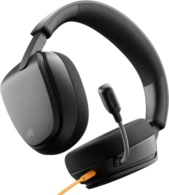 Immagine prodotto di Cuffie da gaming con microfono removibile, driver ad alta fedeltà per un suono chiaro, cuscinetti auricolari confortevoli, materiali rinforzati, connettore da 3,5 mm