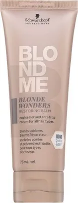 Produktbild von Schwarzkopf Professional BlondMe Blonde Wonders Restoring Balm Pflege ohne Spülung für blondes Haar 75 ml