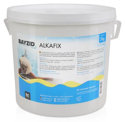 Produktbild von 1x5 kg BAYZID® Alkafix zur Anhebung der Alkalinität (TA) und Stabilisierung vom pH Wert
