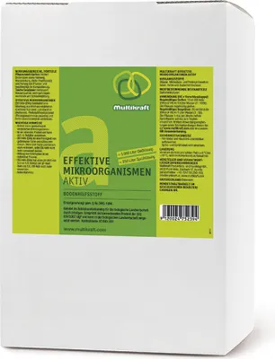 Produktbild von Multikraft Effektive Mikroorganismen Aktiv (EM aktiv) – Natürliche Boden- & Pflanzenpflege, umweltfreundlich, Förderung von Wachstum & Gesundheit, ideal für Garten & Landwirtschaft, 10 Liter