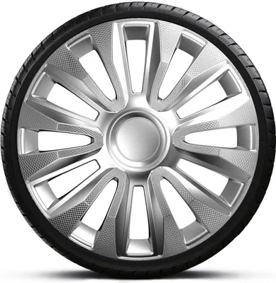 Produktbild von Radkappen Radzierblenden EINZELN (1Stück) 14 Zoll AVALON CARBON Z461290