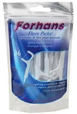 Produktbild von FORHANS Zahnseide-Sticks, Interdentalbürsten, 36 Stück