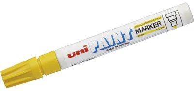 Immagine prodotto di pennarello permanente uni-ball PAINT (PX-20), giallo