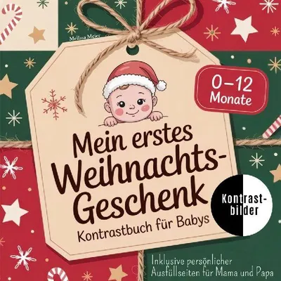 Produktbild von Mein erstes Weihnachtsgeschenk - Kontrastbuch für Babys