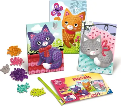 Produktbild von Ravensburger Mosaic Junior Cats