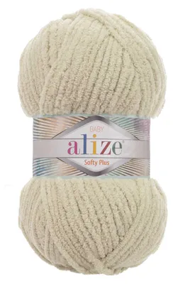 100g Kuschelgarn Alize Softy Plus Baby Babywolle hellbeige