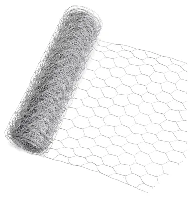 Imagen del producto de Malla de alambre para gallineros, rollo de 16 metros, tamaño de malla de 25 mm, para uso en jardines