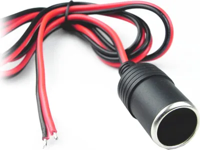Produktbild von B50C Bolwins Kfz Einbau Zigarettenanzünder Steckdose 12–24V | KFZ Steckdose Buchse mit Kabel | Auto Adapter