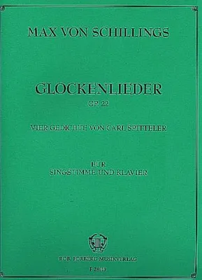 Produktbild von Glockenlieder op.22für Gesang und Klavier