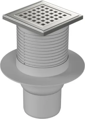 Produktbild von Chud?j Bodenablauf unten D75, Kragen, Edelstahlgitter GATE G1 417 L