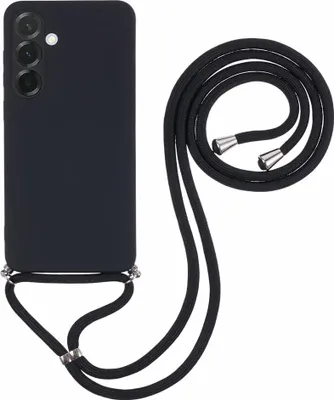 Produktbild von Samsung Galaxy A17 Hülle - Coverup Colour TPU Back Cover mit Handykette - Charcoal Black