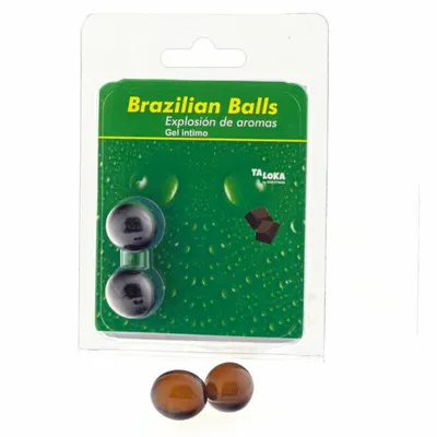 Image de Set de 2 boules brésiliennes aromatisées au chocolat