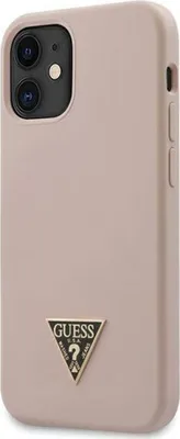 Produktbild von GUESS GUHCP12SLSTMLP, Cover, Apple, iPhone 12 Mini, 13,7 cm (5.4"), Pink