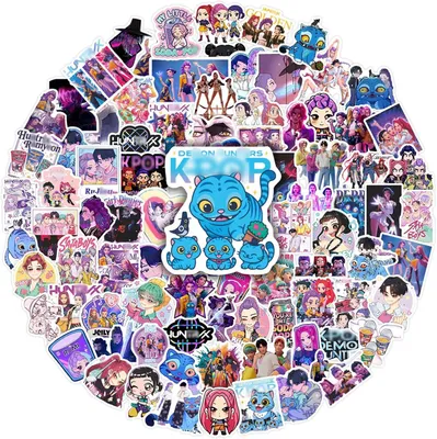 Produktbild von 90 Anime-Aufkleber, niedliche Anime-Film-Aufkleber, wasserfeste Vinyl-Aufkleber für Gitarren, Scrapbooks, Gepäck, Laptops, Skateboards, für Kinder