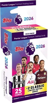 Zdjęcie produktu dla Topps Premier League 2026 - Debut Edition - Eco Pack OUTLET