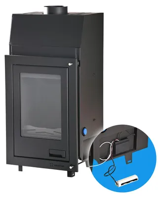 Immagine prodotto di Inserto camino HS FLAMINGO AQUAFLAM 7 EQUAL con scambiatore di calore e regolazione di base