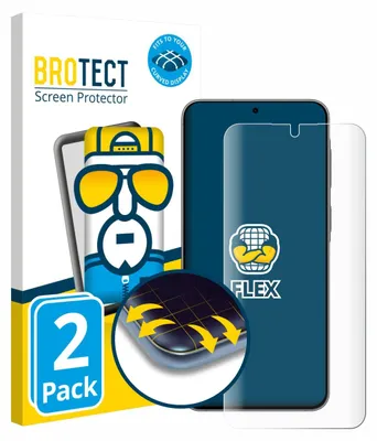 Produktbild von 2x BROTECT Fullscreen Schutzfolie für Samsung Galaxy A57 5G Displayschutz Folie Fullcover Klar Transparent