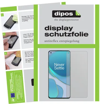 A collage showing packaging for a screen protector, including instructions and a depiction of the product and a phone.