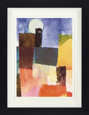 Produktbild von Paul Klee Gerahmtes Bild Mit Edlem Passepartout | Wand-Bilder | Im Bilderrahmen - Mondaufgangœber St. Germain, 1915 (40 x 30 cm)