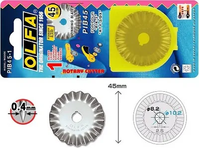 Obrázok produktu pre Náhradná okrúhla čepeľ OLFA PIB45-1