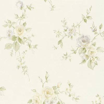 Produktbild von A.S. Création Blumentapete Romantico florale Tapete Vliestapete creme grün orange 10,05 m x 0,53 m