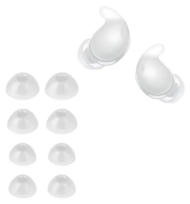 Produktbild von kwmobile 8x Ersatzpolster kompatibel mit Sony LinkBuds Fit WF-LS910N - 4 Größen - Silikon Ersatz Ohrstöpsel In-Ear Kopfhörer - Polster