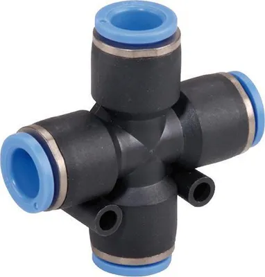 Produktbild von Kreuz-Steckverbindung, Schlauch 8mm, STVS-QXCK-8-KU-S-M120