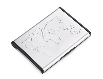 Zdjęcie produktu dla TROIKA CDC96/AL, Etui, Czarny, Srebrny, Aluminium, 1 kiesz., 40 g, 72 mm