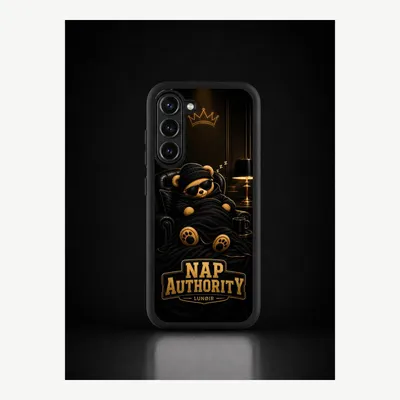 Productafbeelding van Samsung S23 hoesje, telefoonhoesje, beschermhoesje, case met slaapmotief – LUNØIR ©