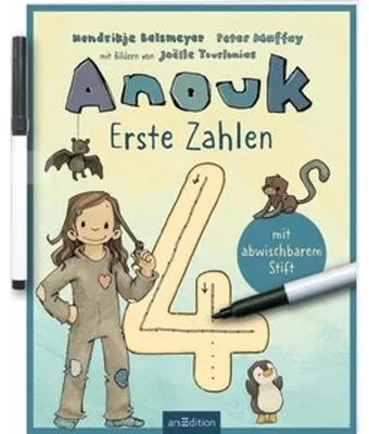 Immagine prodotto di Übungsbuch Anouk: Erste Zahlen lernen mit abwischbarem Stift ab 4 Jahren
