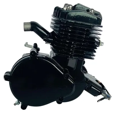 Image de Moteur de vélo - Moteur 2 temps de 80 cm³ - Monocylindre - Refroidi par air - 5 500 tr/min - Noir