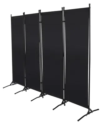 Image de Cloison pliante - Cloison de séparation et de protection visuelle - Haute - Autoportante - Pliable - Portable - Pour le bureau, la chambre à coucher, le salon