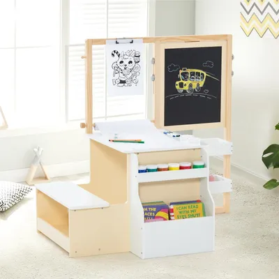 Immagine prodotto di Tavolo da disegno per bambini - Tavolo per bambini - Tavolo da disegno - Tavolo attività - Tavolo giochi