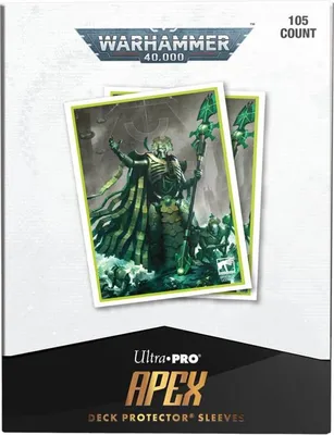 Produktbild von 105 Apex Sleeves - Warhammer 40,000 - Necron Codex Aligned (66x91mm)