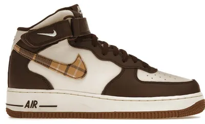 Imagen del producto de Nike Air Force 1 Mid '07, estampado de cuadros marrón - Talla EU 45.5