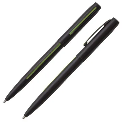 Productafbeelding van Cap-O-Matic Space Pen "First Responders Series - Conservation", matzwart, niet reflecterend (#M4BGRL)