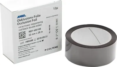 Produktbild von Hanel-Folie Ds rot/schw. 22mm 480165 Rl