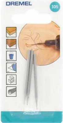 Immagine prodotto di Fresatrici per incisione DREMEL, set da 3, Ø 0,8 mm, incisione e intaglio di precisione