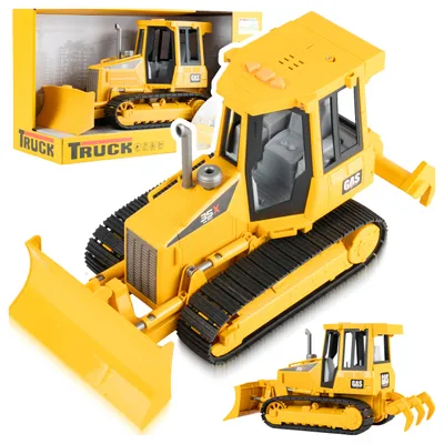 Immagine prodotto di Giocattolo Malplay Bulldozer con luci, suoni e benna mobile, per bambini dai 3 anni in su – Regalo