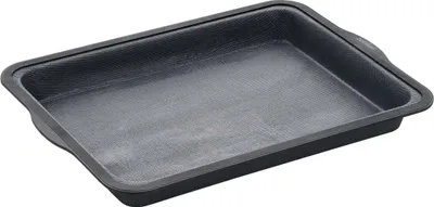Produktbild von Zenker Backform 36 x 26 cm, hochwertige Glasfaserverstärkte Silikonbackform mit festen Nylon Rand, Backblech mit hervorragende Antihaft-Eigenschaften ideal für zu Hause (Farbe: Schwarz)