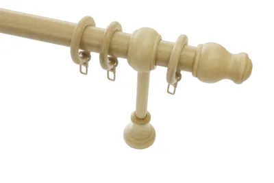 Produktbild von Gardinia Stilgarnitur Lugano Ø 28 mm, natur, 200 cm
