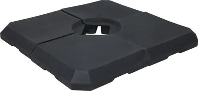 Immagine prodotto di AXI Base per Ombrellone in Plastica, Riempibile, colore Nero | Da giardino/Terrazza | Adatta per ombrelloni fino a 2,5 x 2,5 m | Riempibile con Acqua o Sabbia