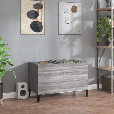 Immagine prodotto di The Living Store Armadio a pannelli Sonoma grigio 74,5x38x48 cm materiale legno