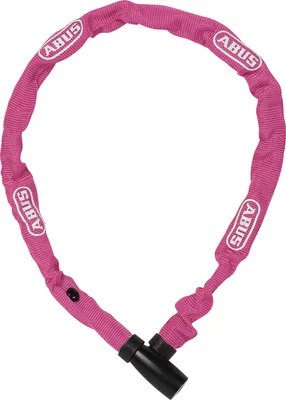 Produktbild von ABUS Kettenschloss 1500 Web – Fahrradschloss aus Spezialstahl – 4 mm dicke Rundkette - ABUS-Sicherheitslevel 3 – 60 cm – Koralle