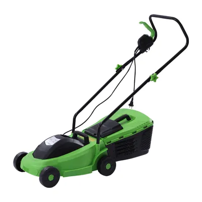 Productafbeelding van Elektrische grasmaaier, tuingereedschap, hektrimmer, hoogte verstelbaar, grasmaaier voor de tuin