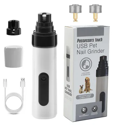 Produktbild von Pfotentrimmer für Hunde, tragbare Schermaschine, Fellpflege-Werkzeug, leises Nagelfeilen, batteriebetrieben