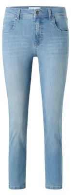 Produktbild von Angels - Damen 5-Pocket Hose, Ornella (332680007), Größe:40, Farbe:light blue used (3458)